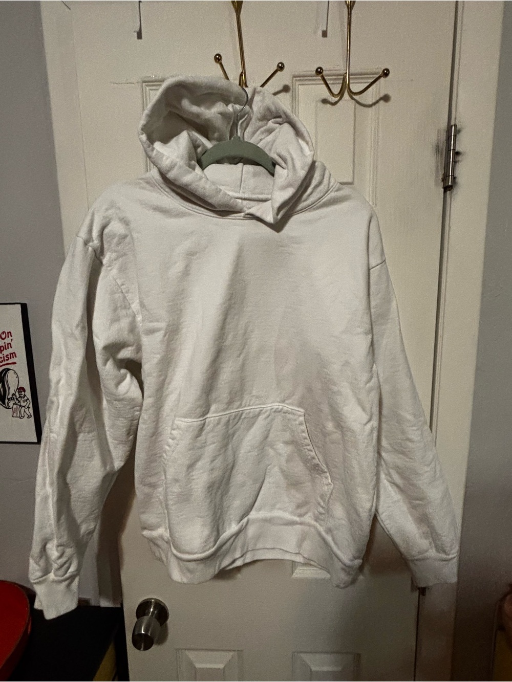 Los Angeles Apparel Classic White Men's Hoodie Sweatshirt